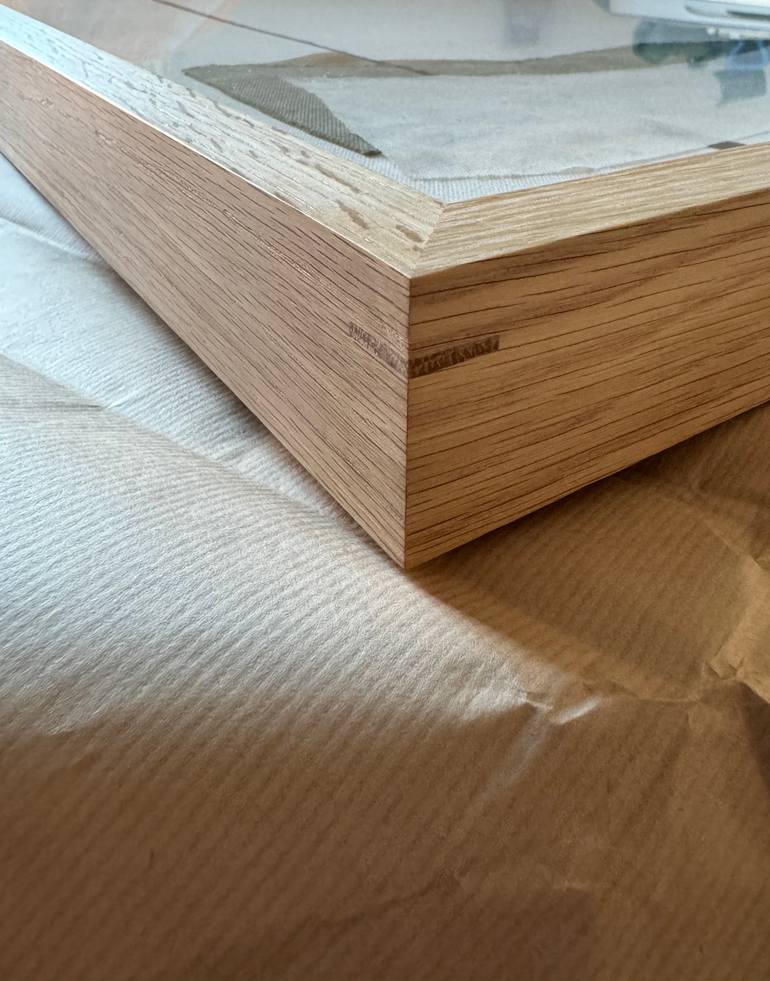 Original Minimalism Abstract Mixed Media by Jo Evans