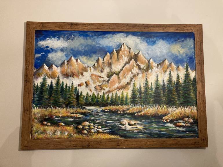 Original Impressionism Nature Painting by Emily Mae