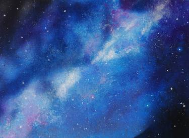 Original Outer Space Paintings by Aleksandra Khramova