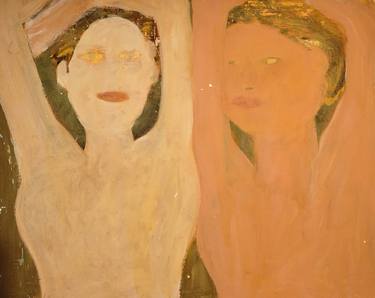 Original Women Painting by Michael Rosenthal
