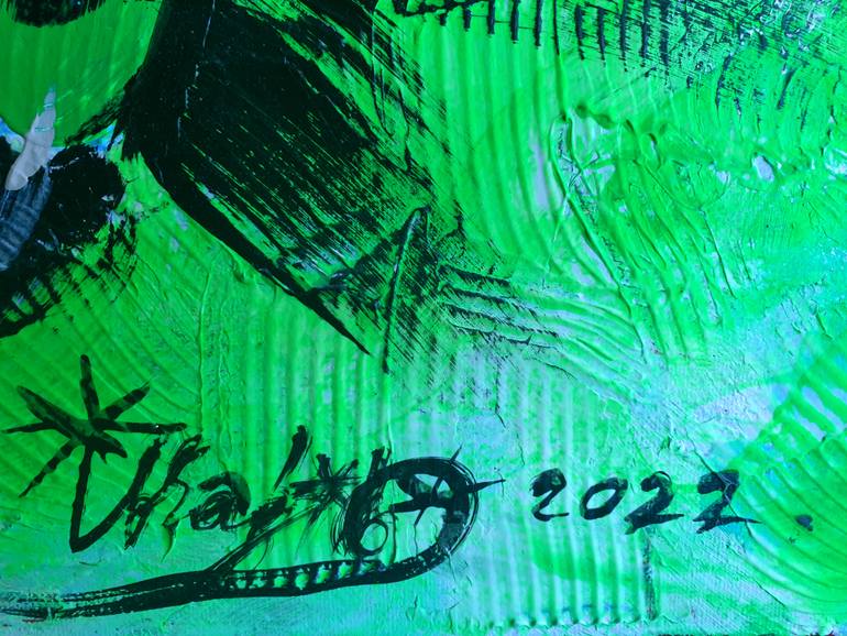 Original Contemporary Cats Painting by Kanat Ibragimov