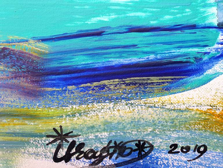 Original Expressionism Seascape Painting by Kanat Ibragimov