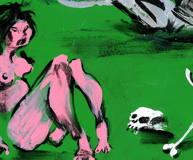 Original Expressionism Politics Mixed Media by Kanat Ibragimov