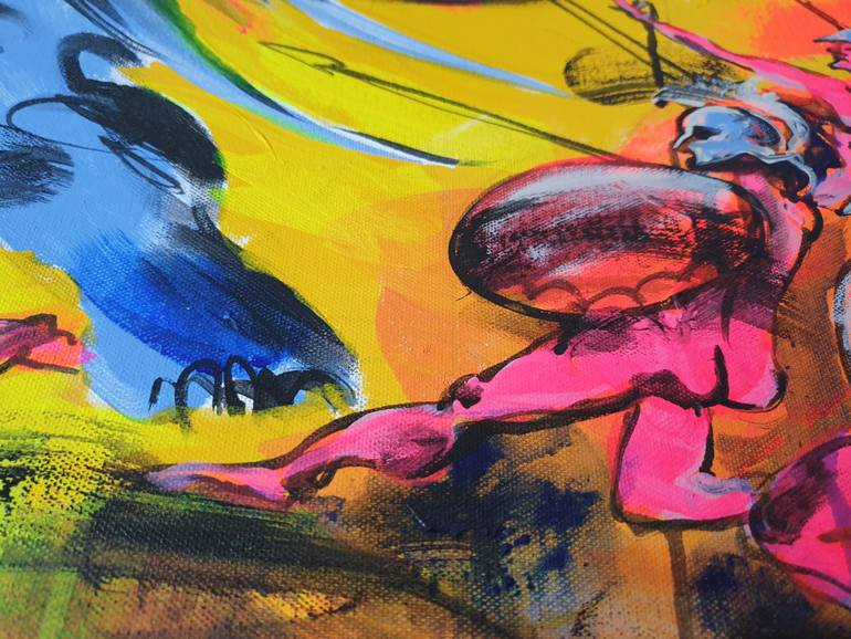 Original Expressionism Classical Mythology Painting by Kanat Ibragimov