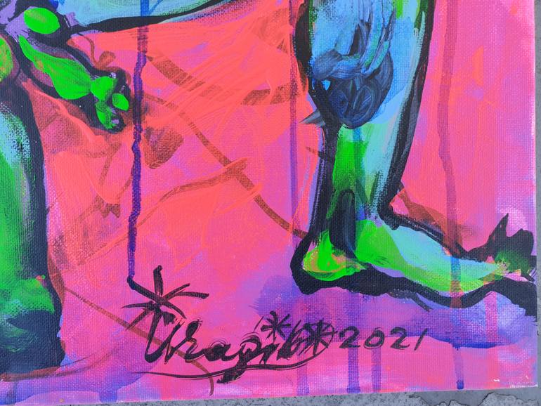 Original Expressionism Classical Mythology Painting by Kanat Ibragimov