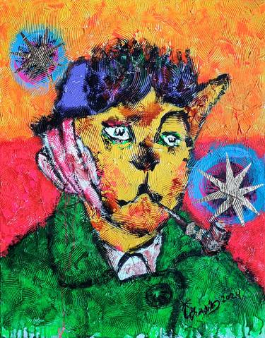 "Self Portrait as Van Gogh" thumb