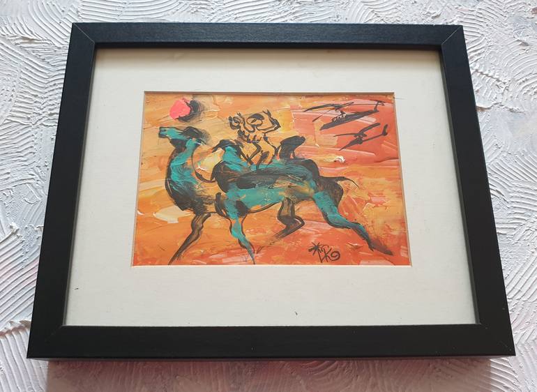 Original Contemporary Family Mixed Media by Kanat Ibragimov