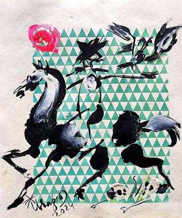 Original Contemporary Politics Mixed Media by Kenneth Abraham