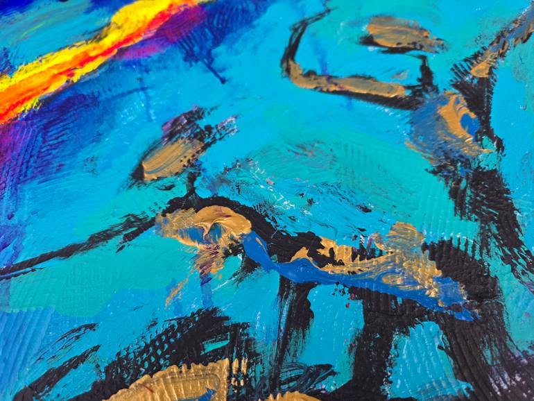 Original Expressionism Fantasy Painting by Kanat Ibragimov