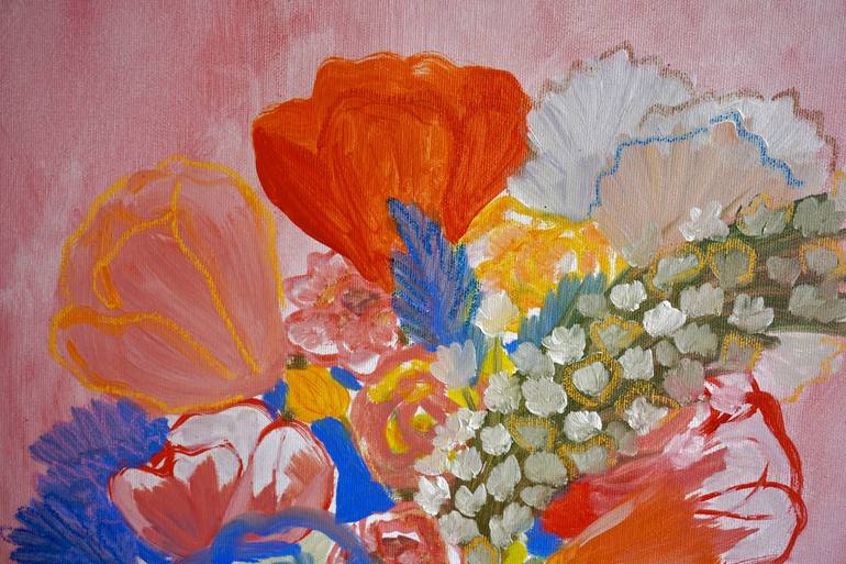 Original Expressionism Floral Painting by Maria Shargátova