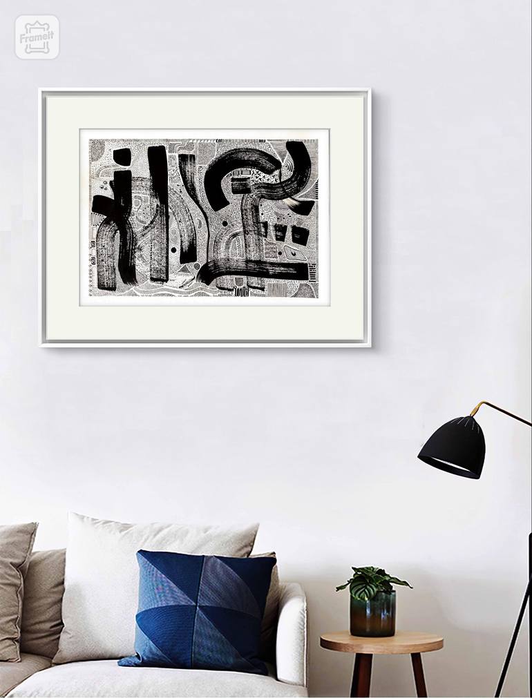 Original Art Deco Abstract Painting by Ankita Rohra