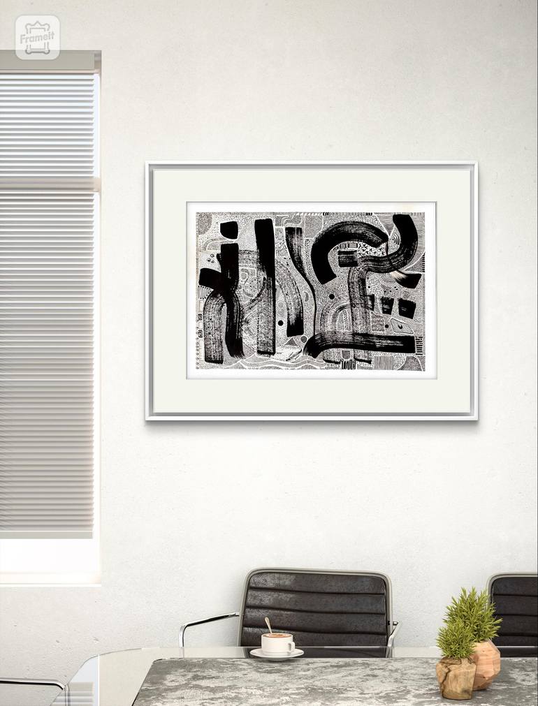 Original Art Deco Abstract Painting by Ankita Rohra