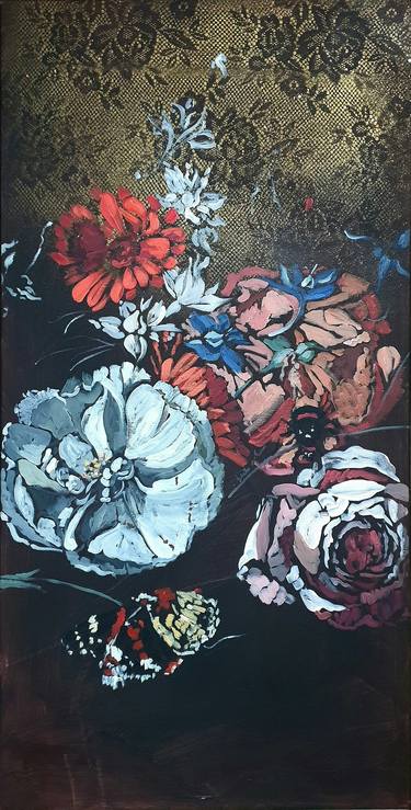 Original Fine Art Floral Painting by Katarzyna Piriankov