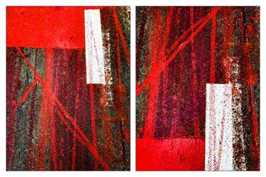 Seeing Red #10  (diptych) thumb