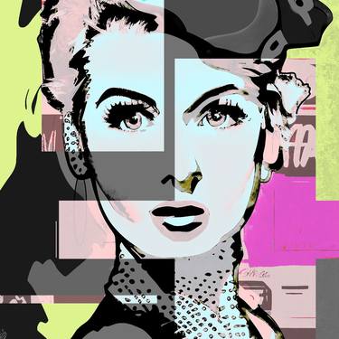 Print of Pop Art Women Digital by CREO aka Christine Jaksch