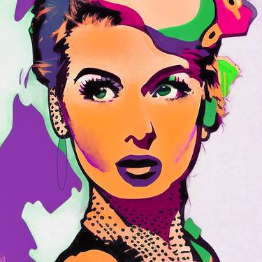 Print of Pop Art Women Digital by CREO aka Christine Jaksch