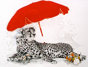 Original Figurative Animal Printmaking by Werner Zganiacz