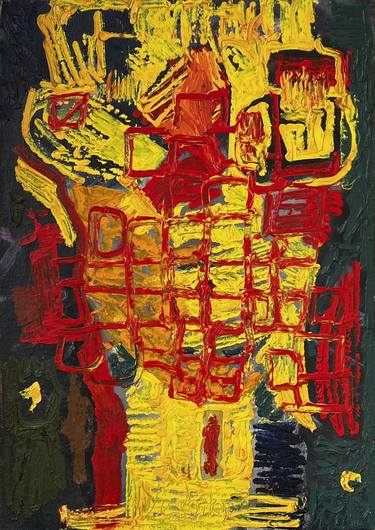 Original Abstract Expressionism Abstract Paintings by Khachik Yeghikyan