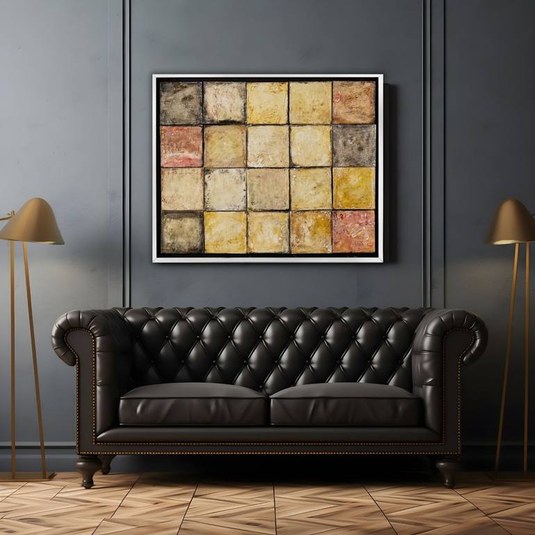 Original Contemporary Geometric Painting by Xavi Castel