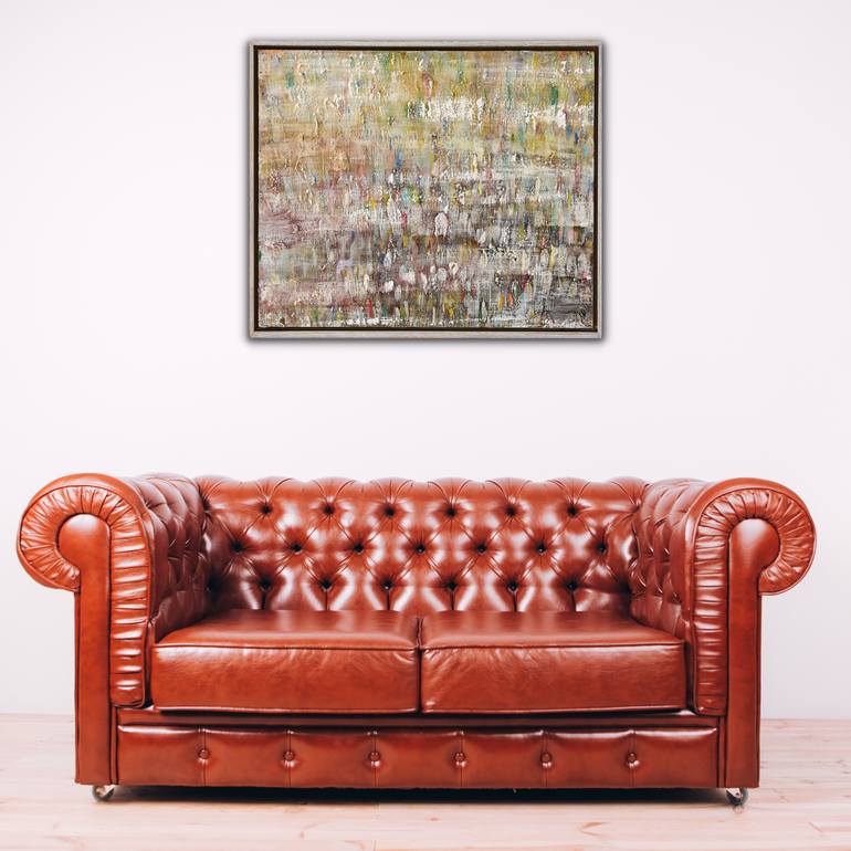 Original Abstract People Painting by Xavi Castel