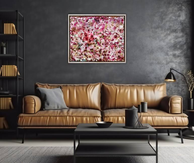 Original Abstract Nature Painting by Xavi Castel