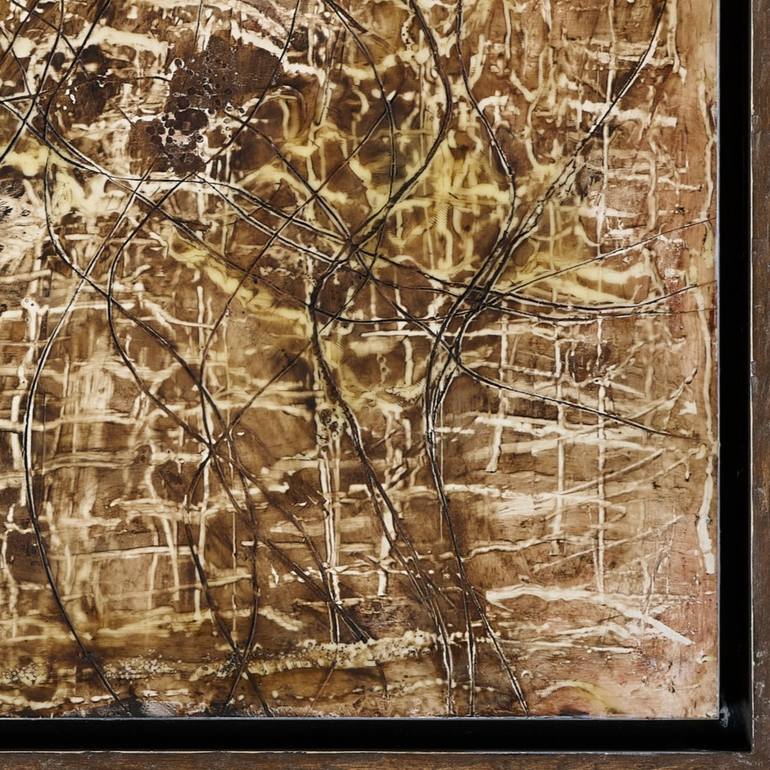 Original Abstract Cities Painting by Xavi Castel