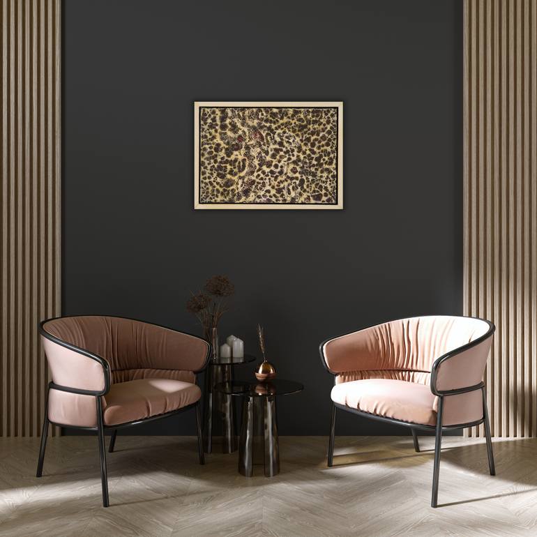 Original Abstract Animal Painting by Xavi Castel