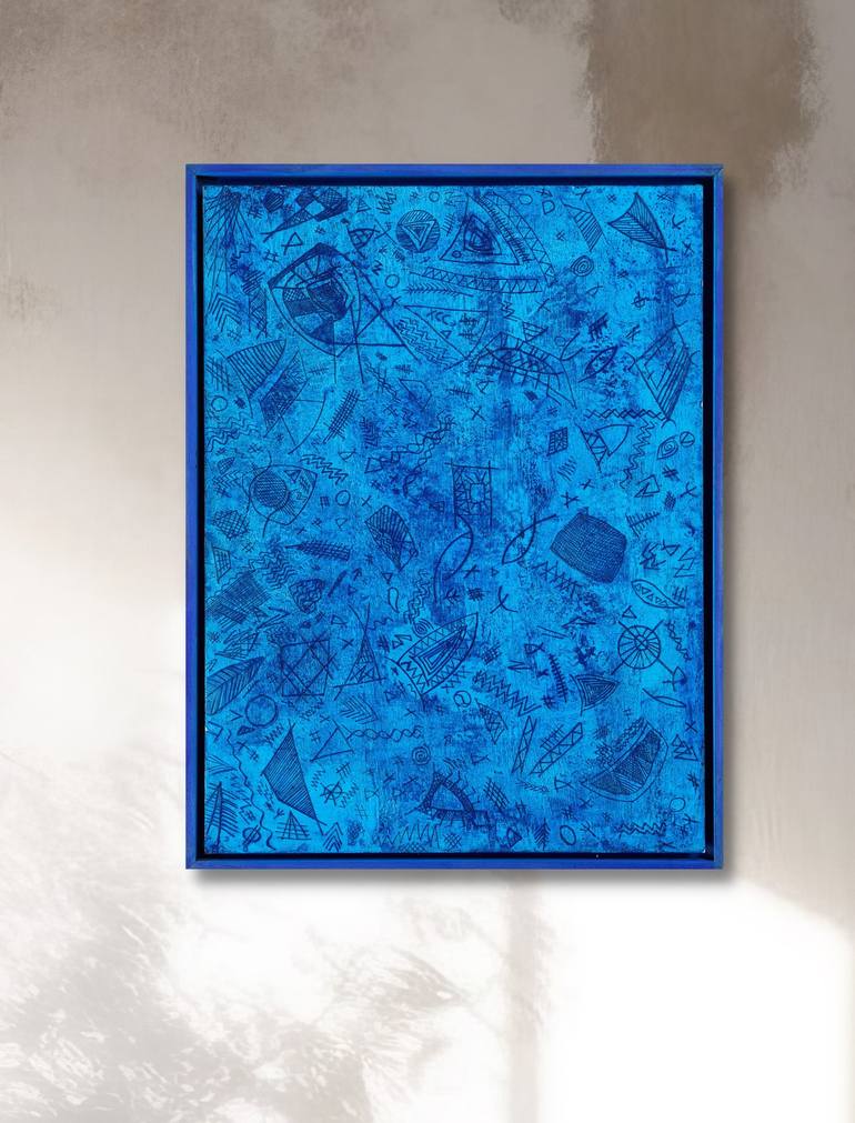 Original Abstract Painting by Xavi Castel