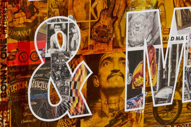 Original Pop Art Language Painting by Xavi Castel