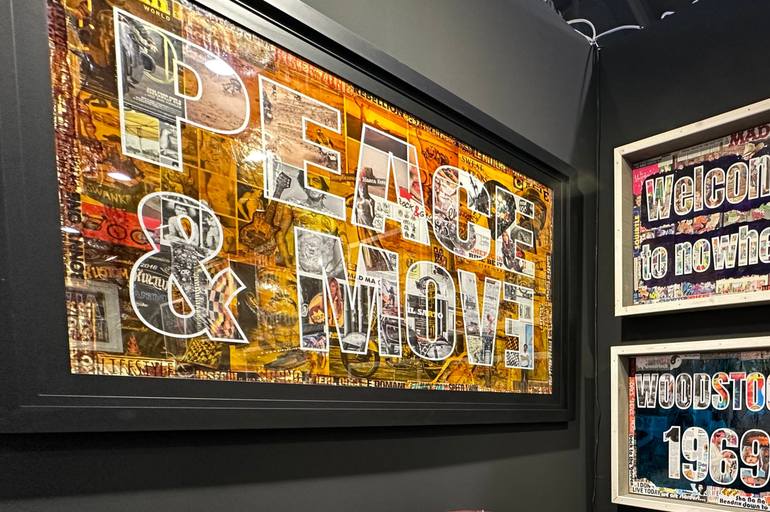 Original Pop Art Language Painting by Xavi Castel