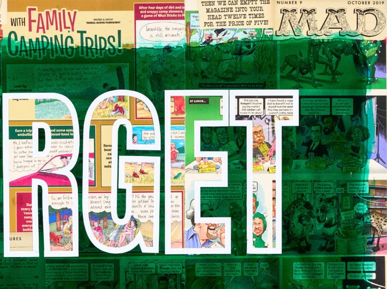 Original Pop Art Language Painting by Xavi Castel