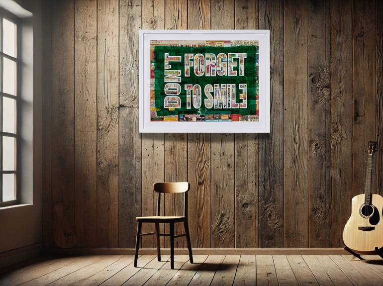 Original Pop Art Language Painting by Xavi Castel