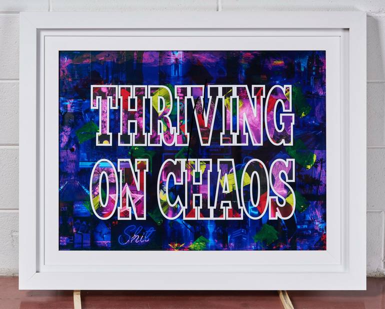 Original Pop Art Language Painting by Xavi Castel