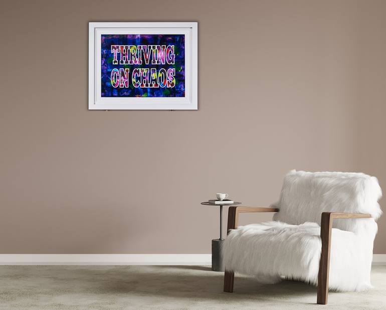 Original Pop Art Language Painting by Xavi Castel
