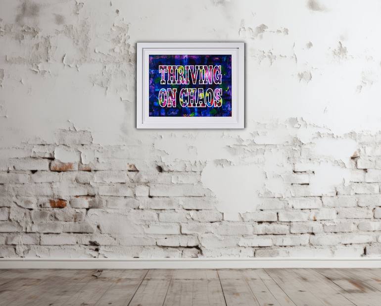 Original Pop Art Language Painting by Xavi Castel
