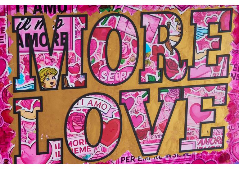 Original Pop Art Love Painting by Xavi Castel