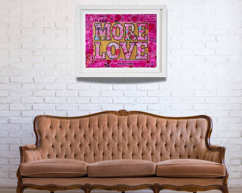 Original Pop Art Love Painting by Xavi Castel