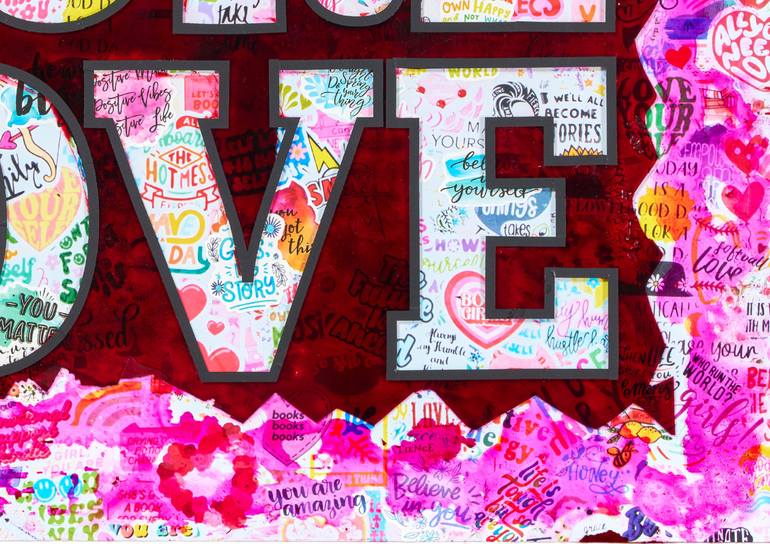 Original Pop Art Love Painting by Xavi Castel