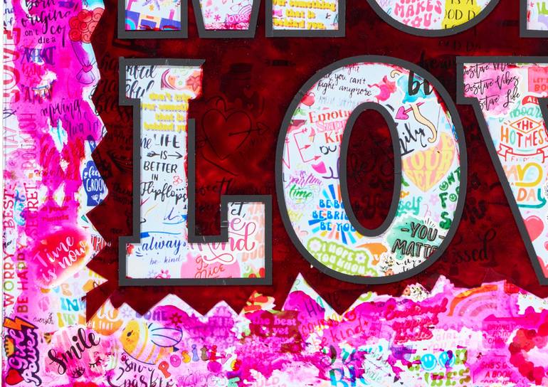 Original Pop Art Love Painting by Xavi Castel