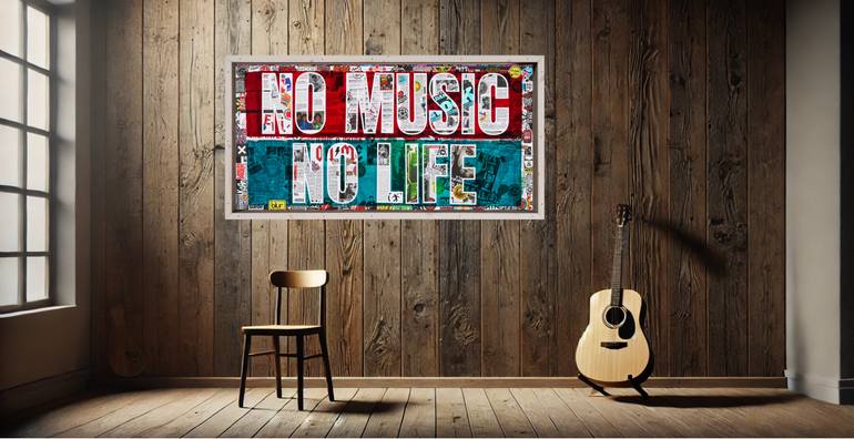 Original Pop Art Music Painting by Xavi Castel