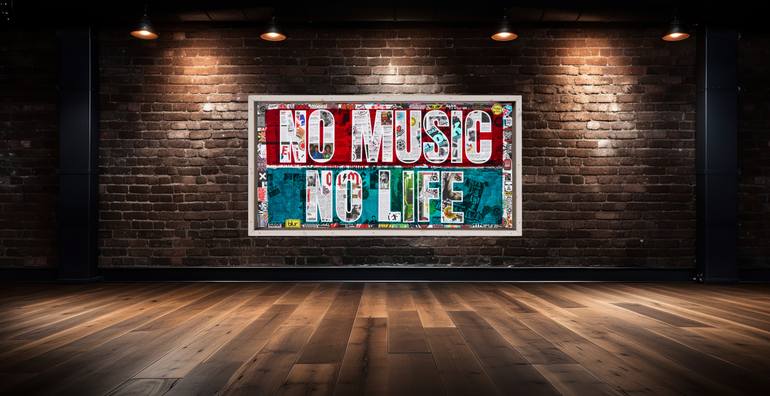 Original Pop Art Music Painting by Xavi Castel