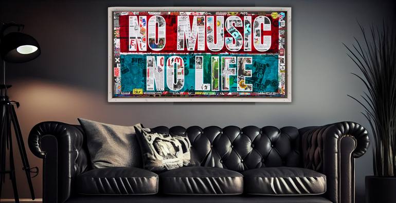 Original Pop Art Music Painting by Xavi Castel