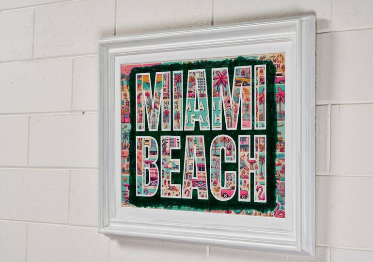 Original Pop Art Beach Painting by Xavi Castel
