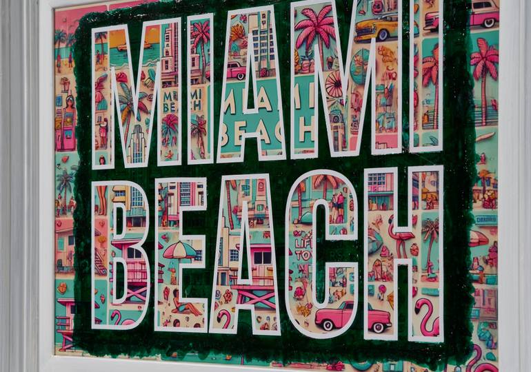 Original Pop Art Beach Painting by Xavi Castel