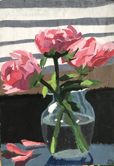 Original Realism Floral Paintings by Zoe Brooks