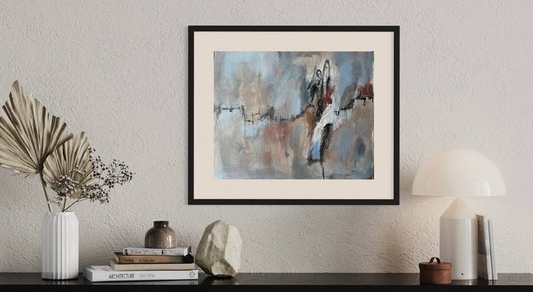 Original Abstract Painting by Karen Bjerg Petersen