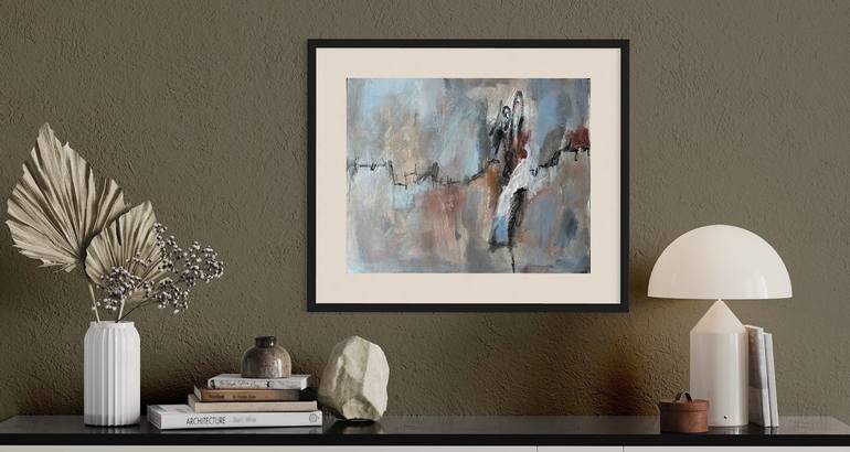 Original Abstract Painting by Karen Bjerg Petersen