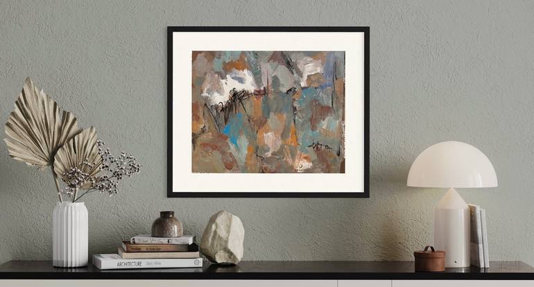 Original Abstract Painting by Karen Bjerg Petersen