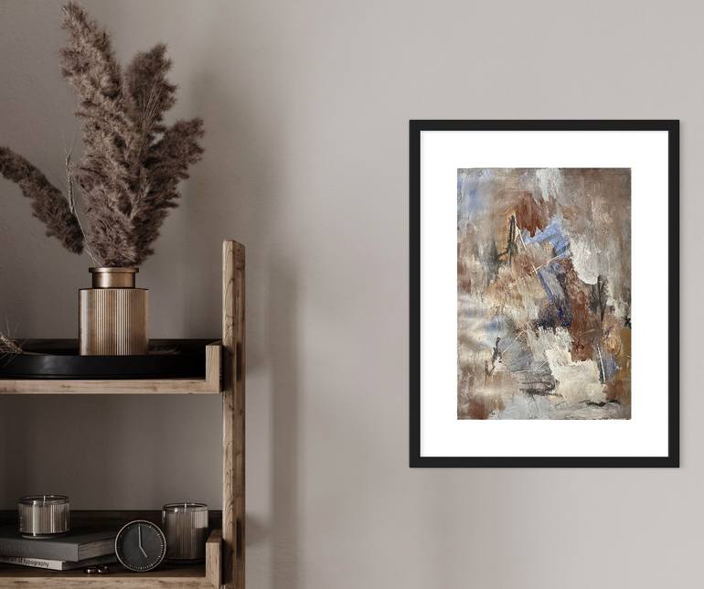 Original Abstract Expressionism Abstract Painting by Karen Bjerg Petersen