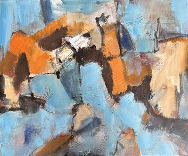 Original Abstract Expressionism Abstract Paintings by Karen Bjerg Petersen